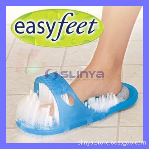 Easy Feet Foot Cleaner Shoes Scrubber Brush Pumice Stone Bathroom (SL-665)